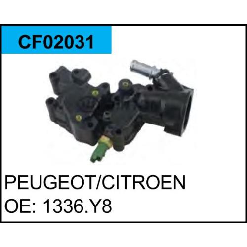 CARCAZA TERMOSTATO PEUGEOT CITROEN NEMO BIPPER 1.4 PARCIAL WINTOM CF02031 SIN TERMOSTATO Y PIPA