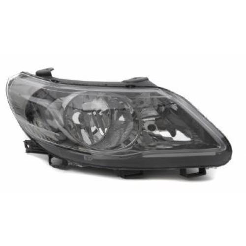 SEMIOPTICA VW DER. GOL GV 2008...2012  DOBLE PARABOLA (H7+H1) MOLD. CROMADA  ARTEB
