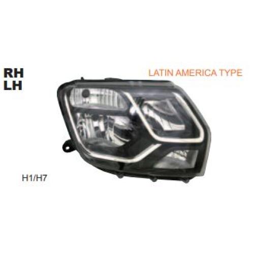 SEMIOPTICA RENAULT IZQ. DUSTER 2015...2019 OROCH 2016...OROCH 22.... H7/H1 (260600409R) R7000351