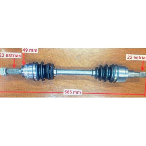 SEMIEJE SUZUKI ALTO 2006..2018 IZQUIERDO ENERTEK   602/567MM 23ESTR/22ESTR                     41474