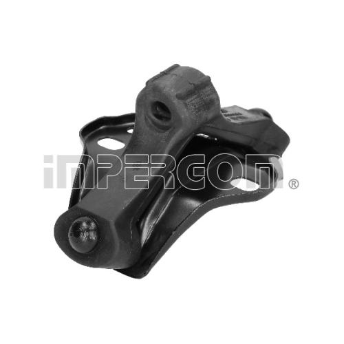 Soporte de goma para caño de escape con chapa