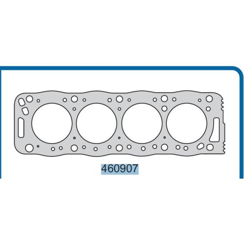 JUNTA TAPA CIL. PEUGEOT CITROEN 2M 1.9TD CHAPA XUD9TD PISTON 83MM TARANTO