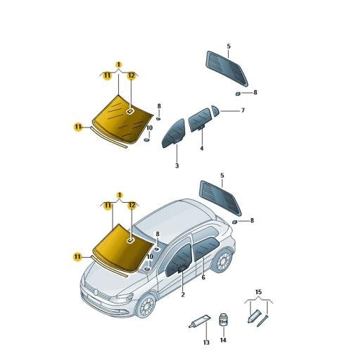 PARABRISAS VW GOL GVI P/SENSOR ORIGINAL