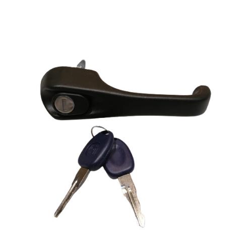 Manija de puerta exterior delantera derecha con llave y cilindro