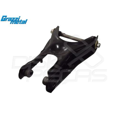 BANDEJA SUSP. TRAS. FIAT UNO 2002...2013 C/BUJE Y EJE  GRAZZIMETAL FI124C - GZ124 - 7576418