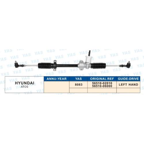 CREMALLERA MECANICA HYUNDAI ATTOS 98...08 YAS C/PUNT.  5651002010-5651002000- 5651006000 SEL21606