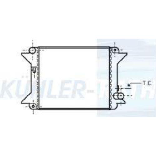 RADIADOR MOT. CITROEN VISA C15 380x322x42MM  95606691