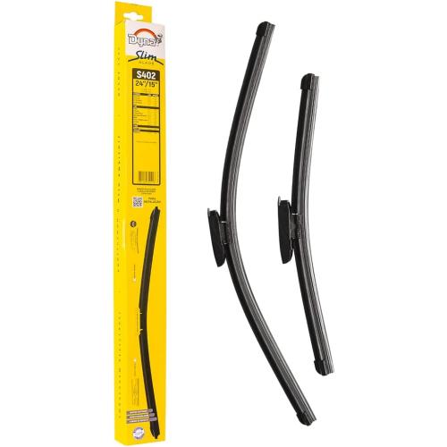 JGO. ESCOBILLAS DYNA SLIM BLADE 24" 15" CHEVROLET TRACKER 20...FIAT ARGO CRONOS MOBI AIRCROSS C3 DS3