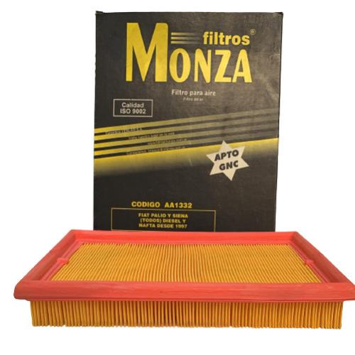 FILTRO AIRE FIAT PALIO SIENA NAFTA 96...2017 Y 1.7D MONZA 250X195X37MM   =CA5627