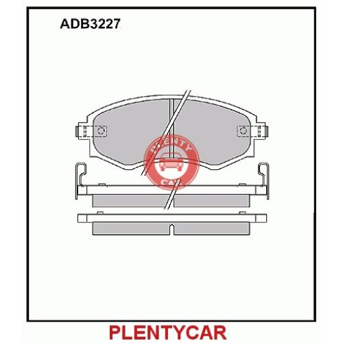 JGO. PASTILLAS FRENO HYUNDAI ELANTRA SONATA 1.8 2.0 SUMITOMO  ALIED NIPPON JAPON 140X55