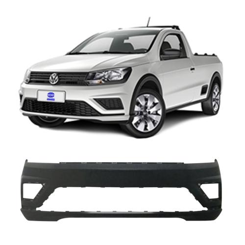 Paragolpe delantero Volkswagen Saveiro G7 con alojamiento para faro caminero, tipo trapecio, sin rejilla