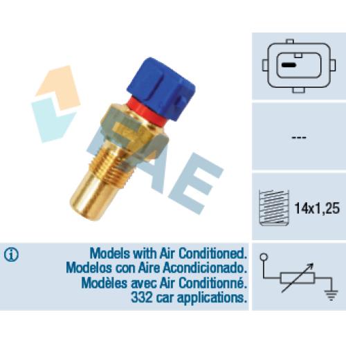 Bulbo de temperatura de agua