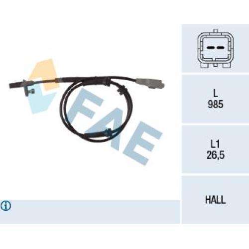 Sensor de Velocidad de Rueda ABS