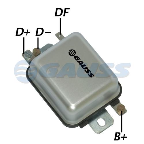 REGULADOR VOLTAJE DINAMO VW FUSCA 12V GAUSS