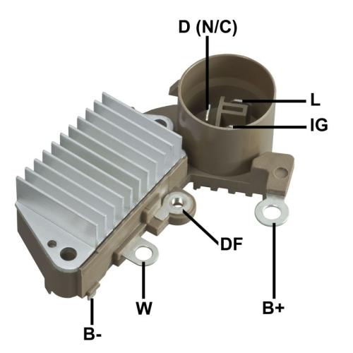 REGULADOR VOLTAJE ALT. SUZUKI SWIFT SIDECIK CHEVY SPRINT C/NIPONDENSO 126000-0720, 126000-0721, 1260