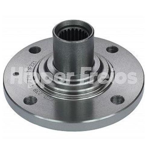 Maza de rueda delantera para rulemán de 34 mm y 22 dientes