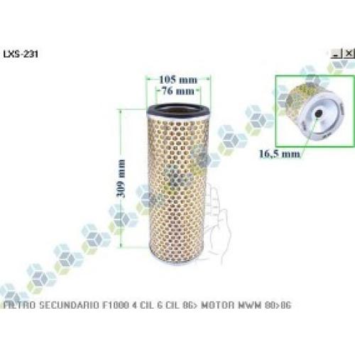 FILTRO AIRE FORD F1000 F4000 MOTOR FORD
