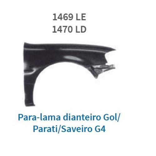 GUARDABARRO VW. GOL 2006...2009 G4 DEL. DER. NO ORIGINAL  CENTAURO 99436-PR1470-VW031016OR00