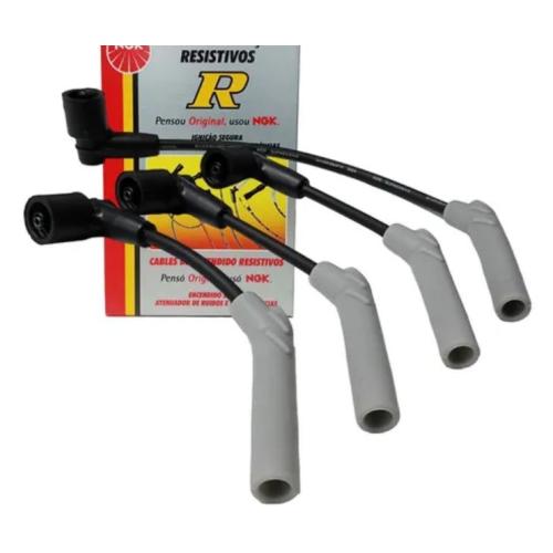 JGO. CABLES BUJIA CHEVROLET SPARK 1.0 4 CILINDROS NGK