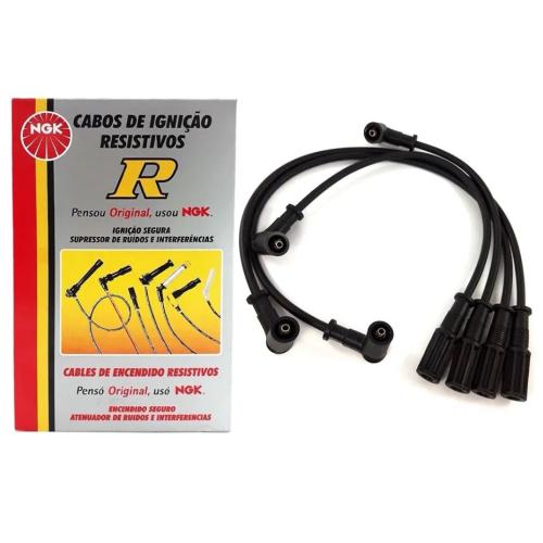 JGO. CABLES BUJIA FIAT PALIO SIENA UNO 1.4 MOTOR FIRE TAXI  NGK