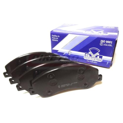 JGO. PASTILLAS FRENO VW PASSAT '81 GOL 81...86 MORDAZA CHICA 62X57X17MM  SYL
